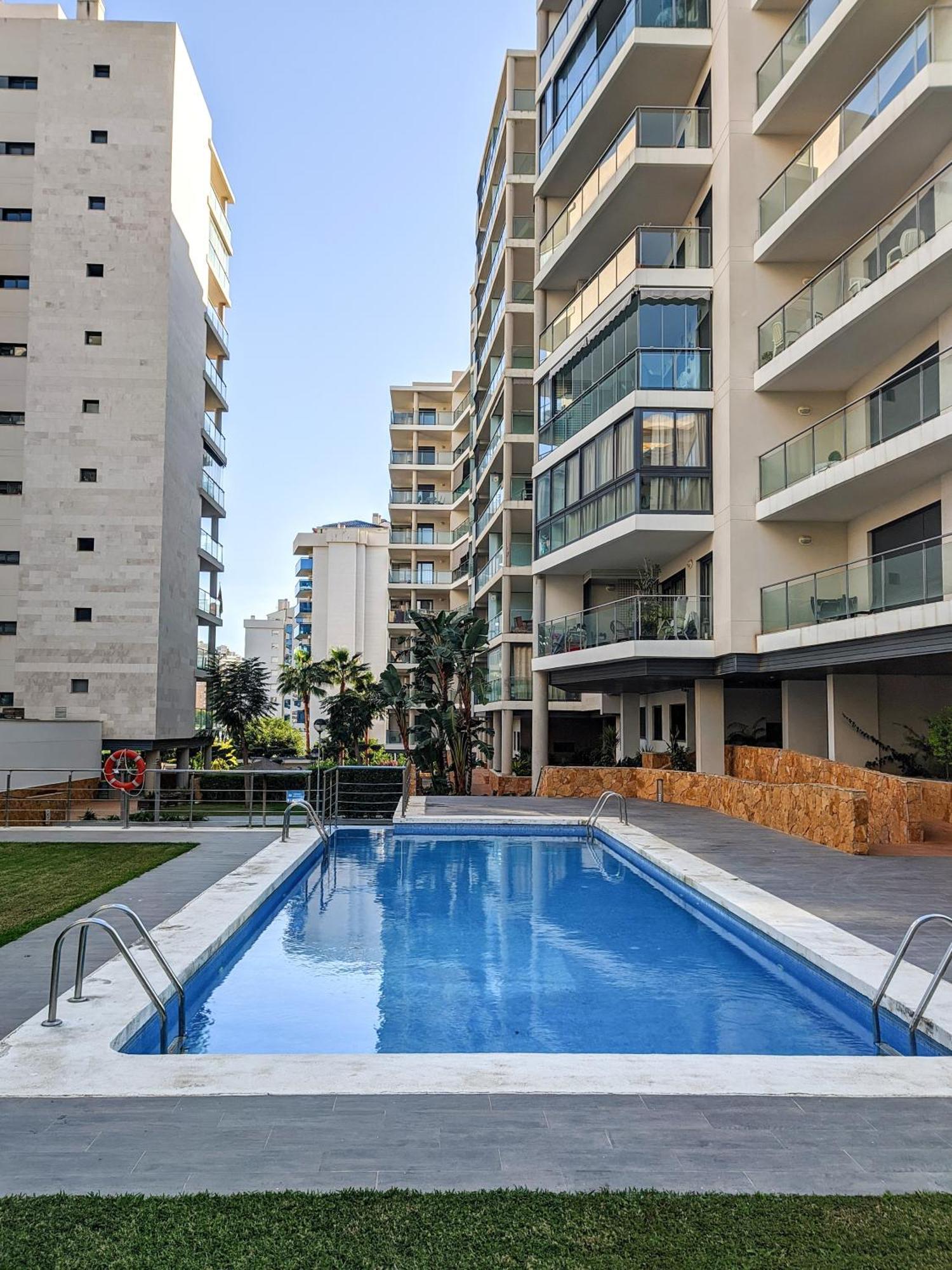 Cala Alta Sea View Apartment Μπένιντορμ Εξωτερικό φωτογραφία
